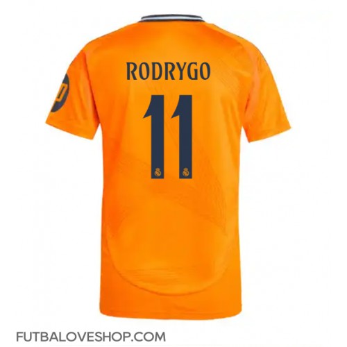 Dres Real Madrid Rodrygo Goes #11 Preč 2024-25 Krátky Rukáv